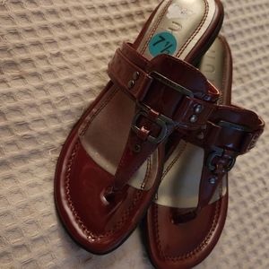 Unisa burgundy sandals